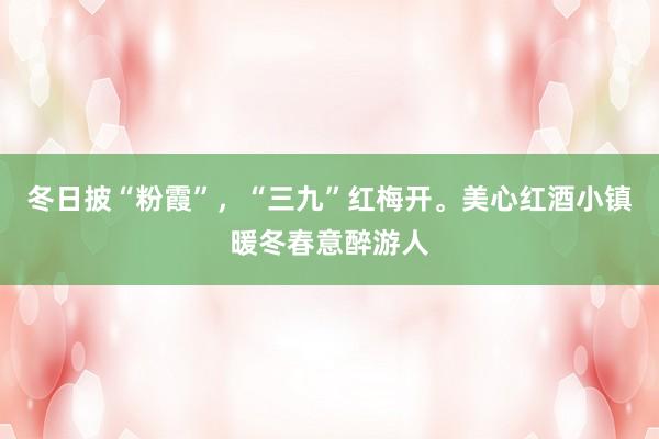 冬日披“粉霞”，“三九”红梅开。美心红酒小镇暖冬春意醉游人