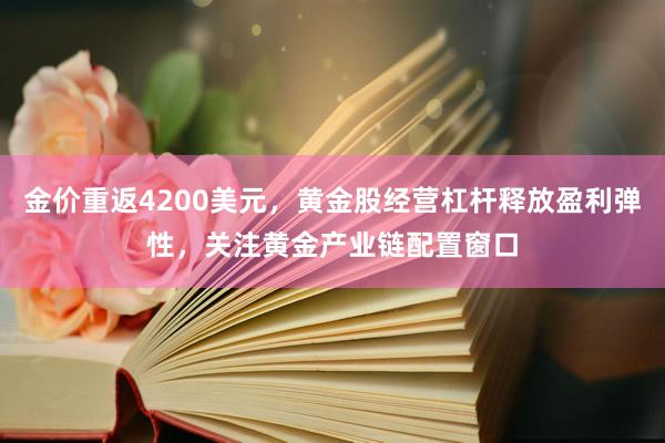 金价重返4200美元，黄金股经营杠杆释放盈利弹性，关注黄金产业链配置窗口