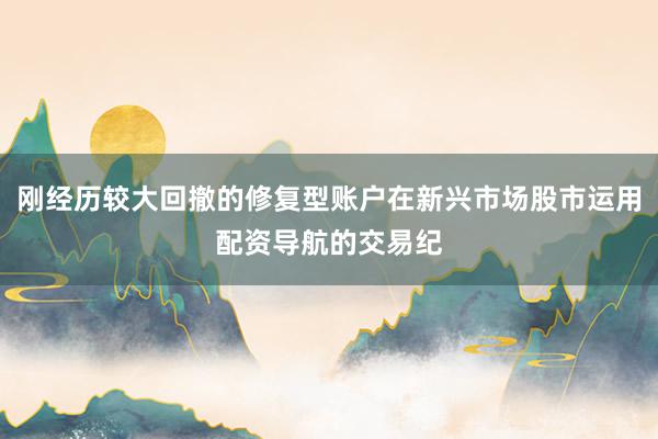 刚经历较大回撤的修复型账户在新兴市场股市运用配资导航的交易纪