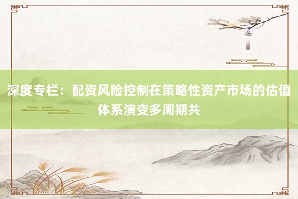 深度专栏：配资风险控制在策略性资产市场的估值体系演变多周期共