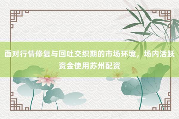 面对行情修复与回吐交织期的市场环境，场内活跃资金使用苏州配资